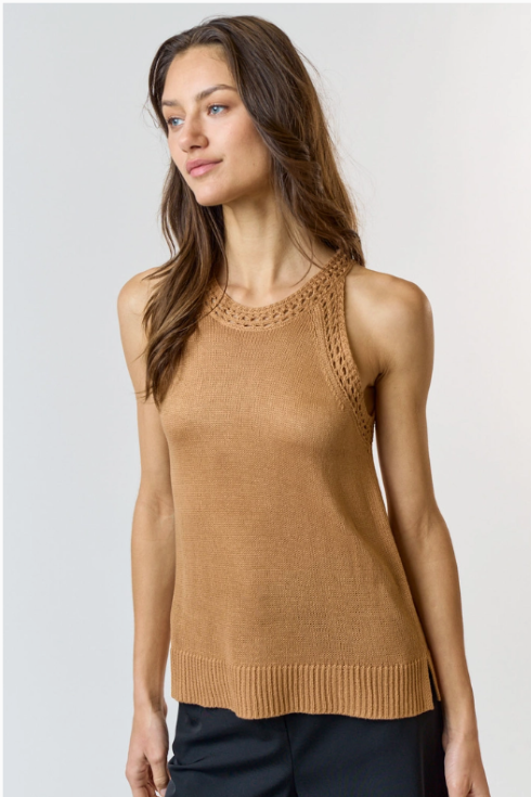 Sleeveless Sweater Top