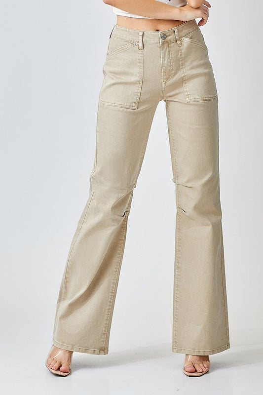 High Rise Relaxed Wide Straight Jeans