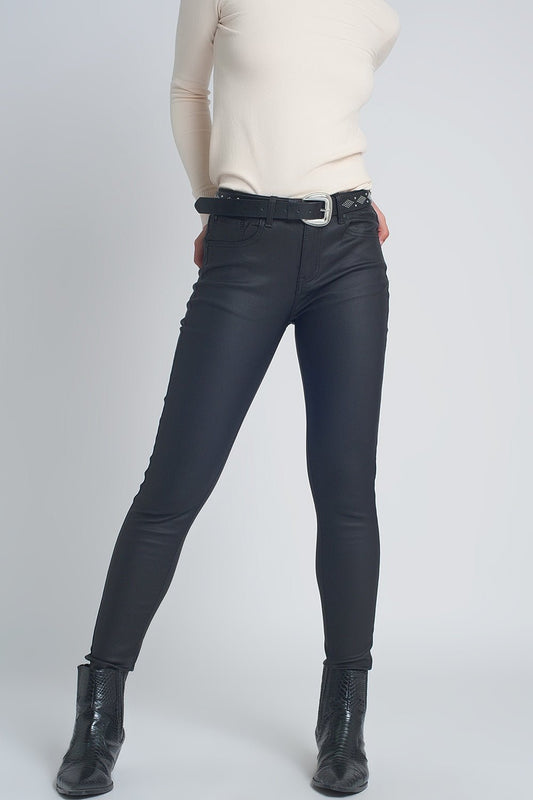 Coated Skinny Jeans